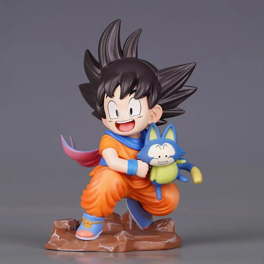 10cm Figurka Anime Dragon Ball Z Figurka Goku Goku Objęcie Pura PVC Figurki GK Yamcha Anime Kolekcjonerski Model Zabawki Prezenty