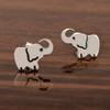 Elephant Stud Earrings - 925 Sterling Silver