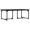  Coffee Table, Black, 90x50x35 Cm, Wood-based Material