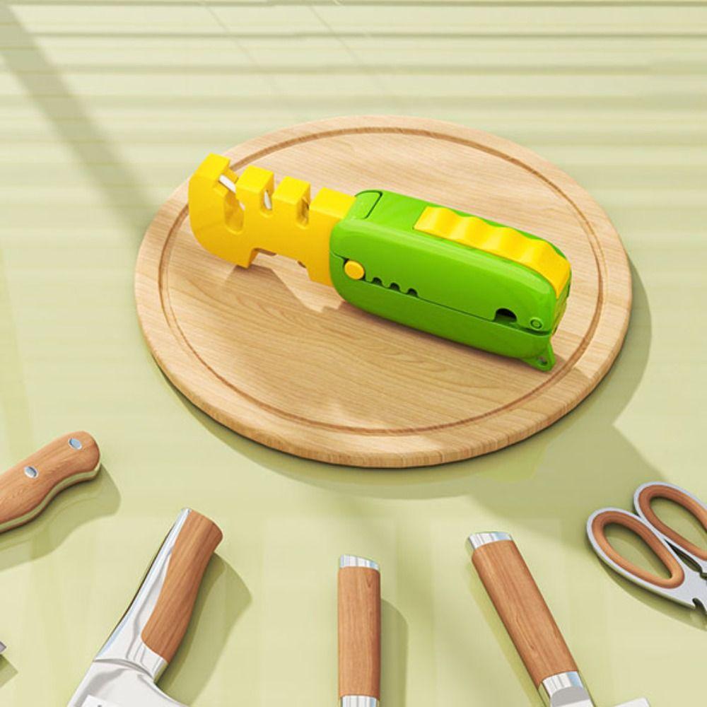 Manual Knives Grinder Tungsten Steel Shear Sharpening Stone Outdoor Cutter Sharpener  Camping