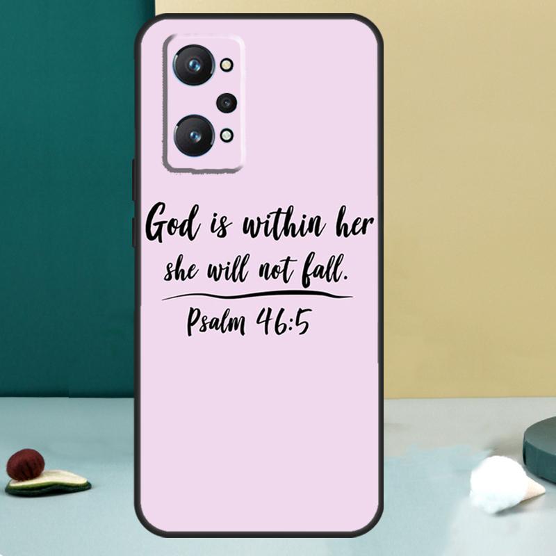 

Bible Quotes Jesus God For Realme GT 6T 5 6 GT 7 Pro C67 C75 C61 C55 C53 C51 C21Y C25S 10 11 12 13 14 Pro Plus Case Realme C55