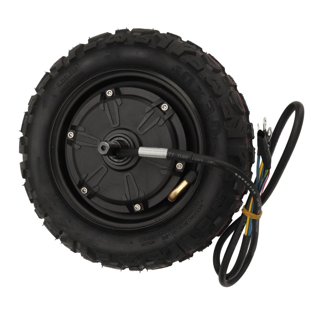 Motor butuc cu anvelope vid de 10 inch 48V 60V 800W 1500W motor butuc fără perii cu anvelopă tubeless pentru motocicletă electrică electric