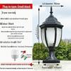 European Style Outdoor Waterproof Pillar Lamp for Villa Entrances and Community Courtyards