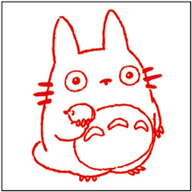 Beverly Totoro Stamp Acorn Sg 076aa 30mm X 30mm X 23mm