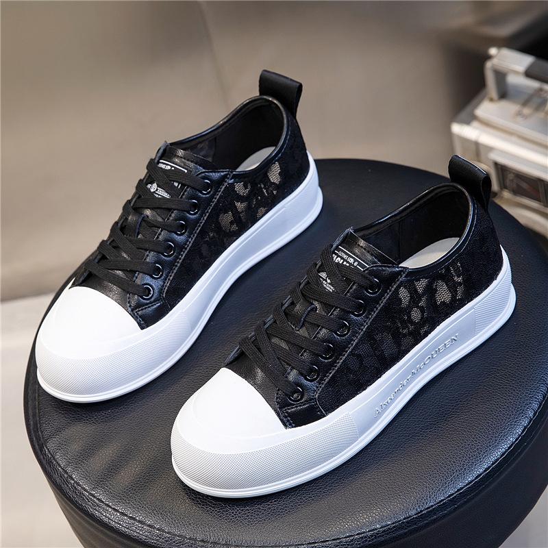 

Genuine leather women s shoes 2025 new summer single shoes women s casual shoes breathable mesh shallow mouth flat bottom white shoes children 40