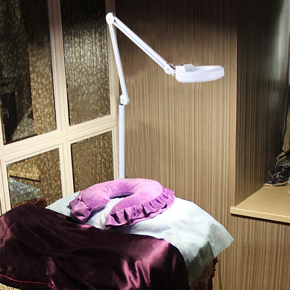 Stand Beauty Cosmetic Makeup Tattoo Manicure 5xMagnifying Lighted Magnifier Light Floor Lamp