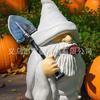Christmas Smoking Ornament Spade Resin Craft Smoking Spade Ornament Cute Garden Ornament
