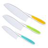 3 Piece Kids Kitchen Baking Knife Set, Safe To Use, Firm Grip, Serrated Edges, Kids Knife, Protects Little Chef's , Perfect For Cutting Food And Veget