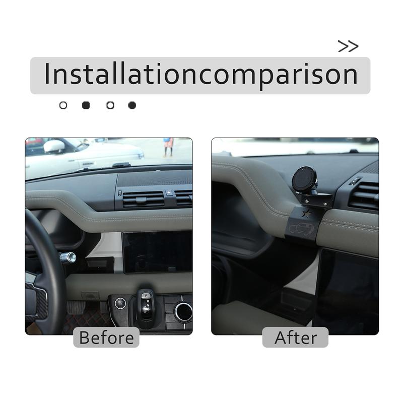 For Land Rover Defender L663 - Car Mobile Phone Holder Car Mobile Phone Holder Navigation Bracket Auto Accessories