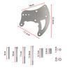A/C Mount Bracket Set For R4 Compressor 1988-1995 For Vortec Engines 1999-2013