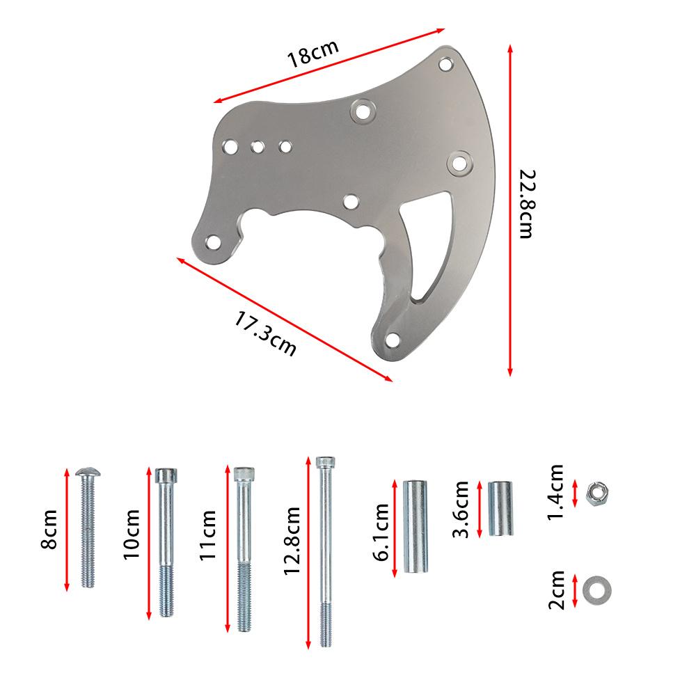 A/C Mount Bracket Set For R4 Compressor 1988-1995 For Vortec Engines 1999-2013