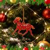 Christmas Gift for Friends Goat Tree Hanging Ornaments, Decorative 2D Flat Acrylic Themed Craft Supplies Pendant Holiday Party Home Decor, Lightweight