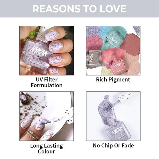 Nykaa Cookie Crumble Nail Enamel - Shade No 192 Vanilla Crisps (9ml)