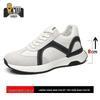 Men's 8cm Height-Boosting Korean Style Casual Skate Sneakers