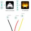 2pcs 12v Cnc Turn Signal Motorcycle Led Handle Bar End Blinker Flashing Lamp For 22mm Handlebar