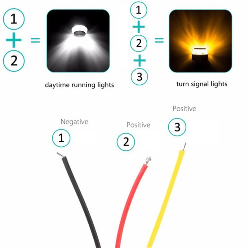 2pcs 12v Cnc Turn Signal Motorcycle Led Handle Bar End Blinker Flashing Lamp For 22mm Handlebar