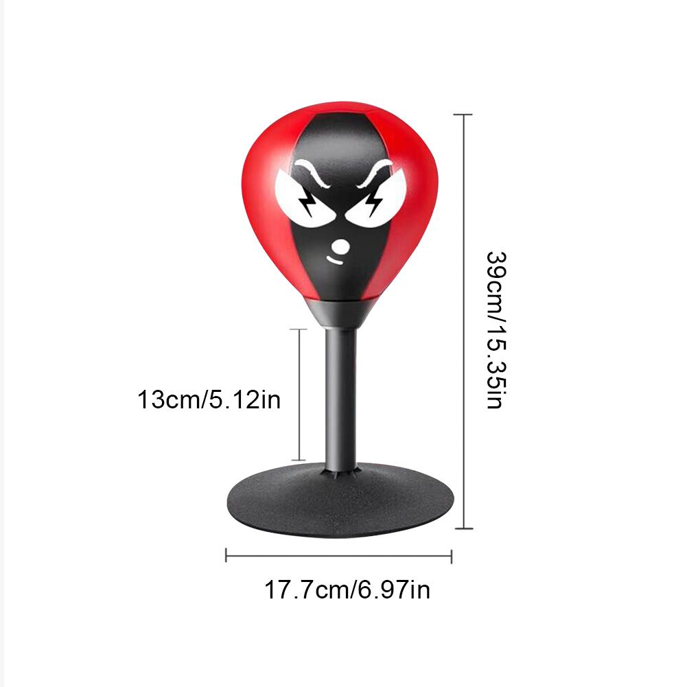 Desktop Punching Bag Punching Ball with Suction Cup Desk Boxing Punch Ball Stress Relief Boxing Training Bag for Home Office