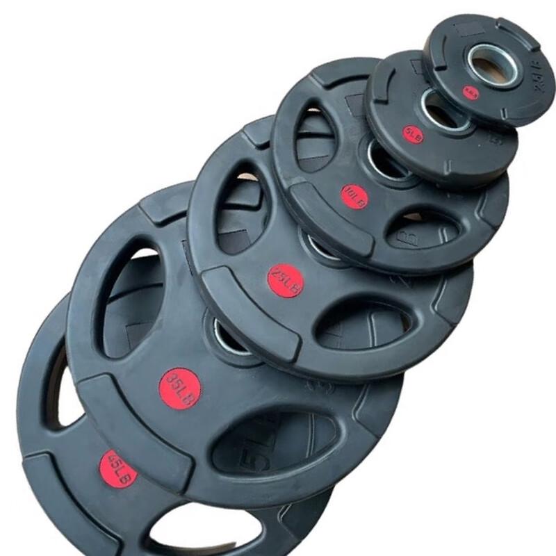 Yimai Rubber Coated Cast Iron Barbell Weight Plates
