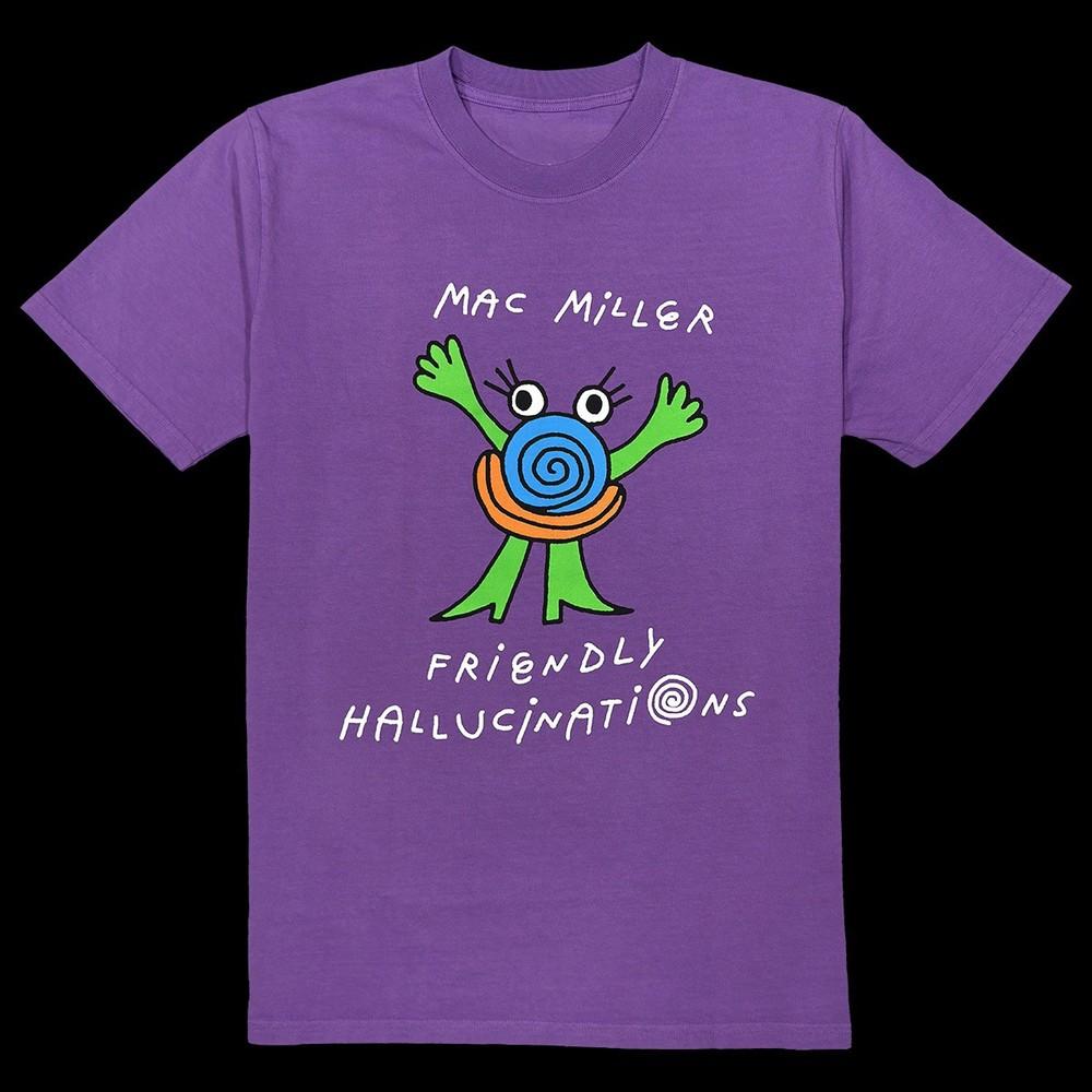 Mac Miller Friendly Hallucinations Tee Size S-5XL Comfort Colors Fanmade Unisex T-Shirt XL