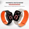 Magnetic Silicone Strap For Apple Watch Ultra 3 2 49mm Band 45mm 44mm 41mm 40mm 38 Bracelet Iwatch Series 11 10 42 46mm 987654SE