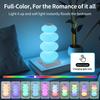 Rechargeable RGB Atmosphere Light Colorful Candy String Lights Rechargeable Night Light  for Bar Holiday Party Decoration