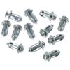 12Pcs M4 X 20 Jack Nuts  Petal Screw Anchors Petal Nuts  Hollow Wall Iron Skin Line