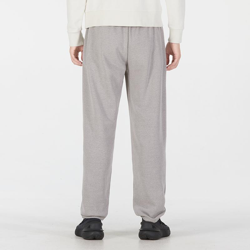 Under Armour Elastic Waist Joggers With Logo Print Men Bottoms Grey 1373568-294