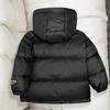 Kids' Black & Gold Thickened Down Puffer Jacket - Winter Coat for Boys & Girls