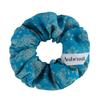 Aube Nuit Bohemian Paisley Linen Hair Scrunchie L size_Ethnic Blue