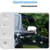 AUCERAMIC Chrome Plated Full Mirror Covers Compatible with 2015- Ford F150 Pickup 2-Door 4-Door Side View Mirror Back Cover Cap