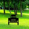 Custom Metal Sign Personalized Garden Stake Lawn Decoration Outdoor Yard Art