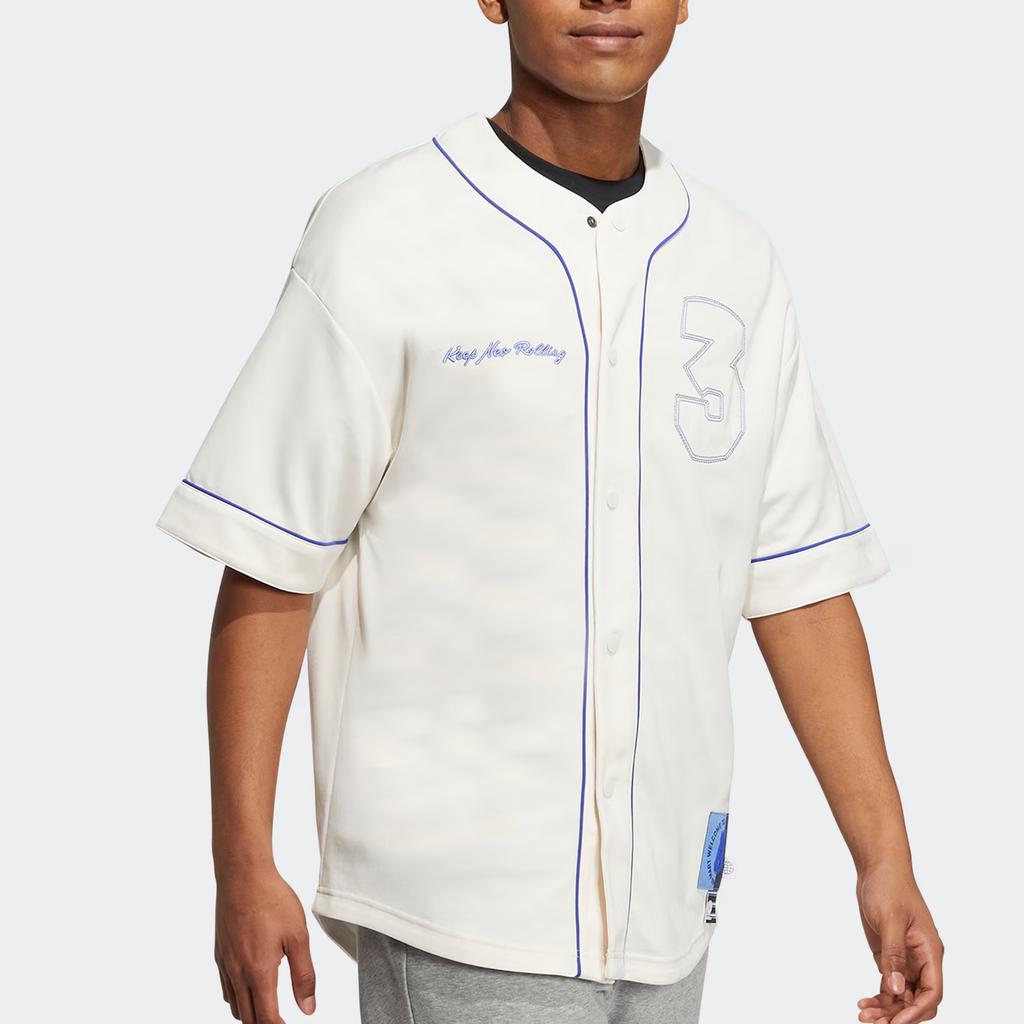 Adidas Neo Vibe Embroidered Short Sleeve Sports Jacket Unisex Tops Pink White IA5315