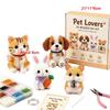 Tiny Beads 3D Beaded Animal Kit Cute Design Creative Craft Handmade Bead Art Kit Animal Shape Bead Weaving Kit Gift Giving