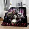 hellraiser horror print blanket picnic blanket thin blanket flannel soft and comfortable home travel bed blanket birthday gift