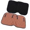 ABRASING Proof Horse Saddle Pad, PU Lther Horse Saddle with Strong Brthability 42.13x25.59in