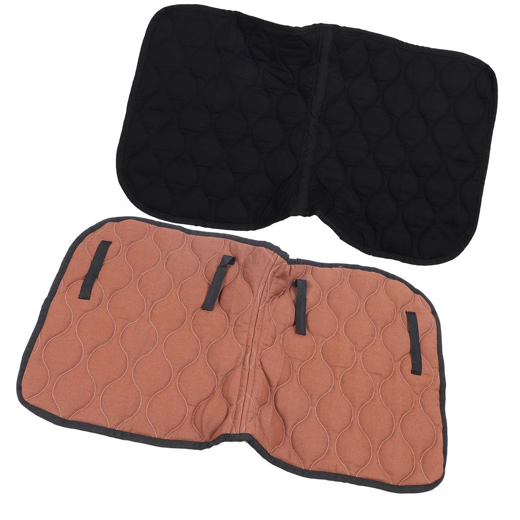 ABRASING Proof Horse Saddle Pad, PU Lther Horse Saddle with Strong Brthability 42.13x25.59in