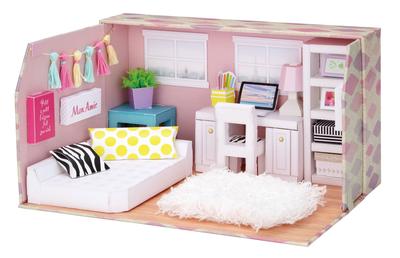 IWAYA Craft Kit Crafty Room Parisian Workroom Miniature Multicolor