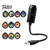 Christmas Decor Lights USB Projector Light for Christmas, Flexible Gooseneck Night Lamp with 6/10/15/20 Adjustable Projection Lamps Films, LED Ambient