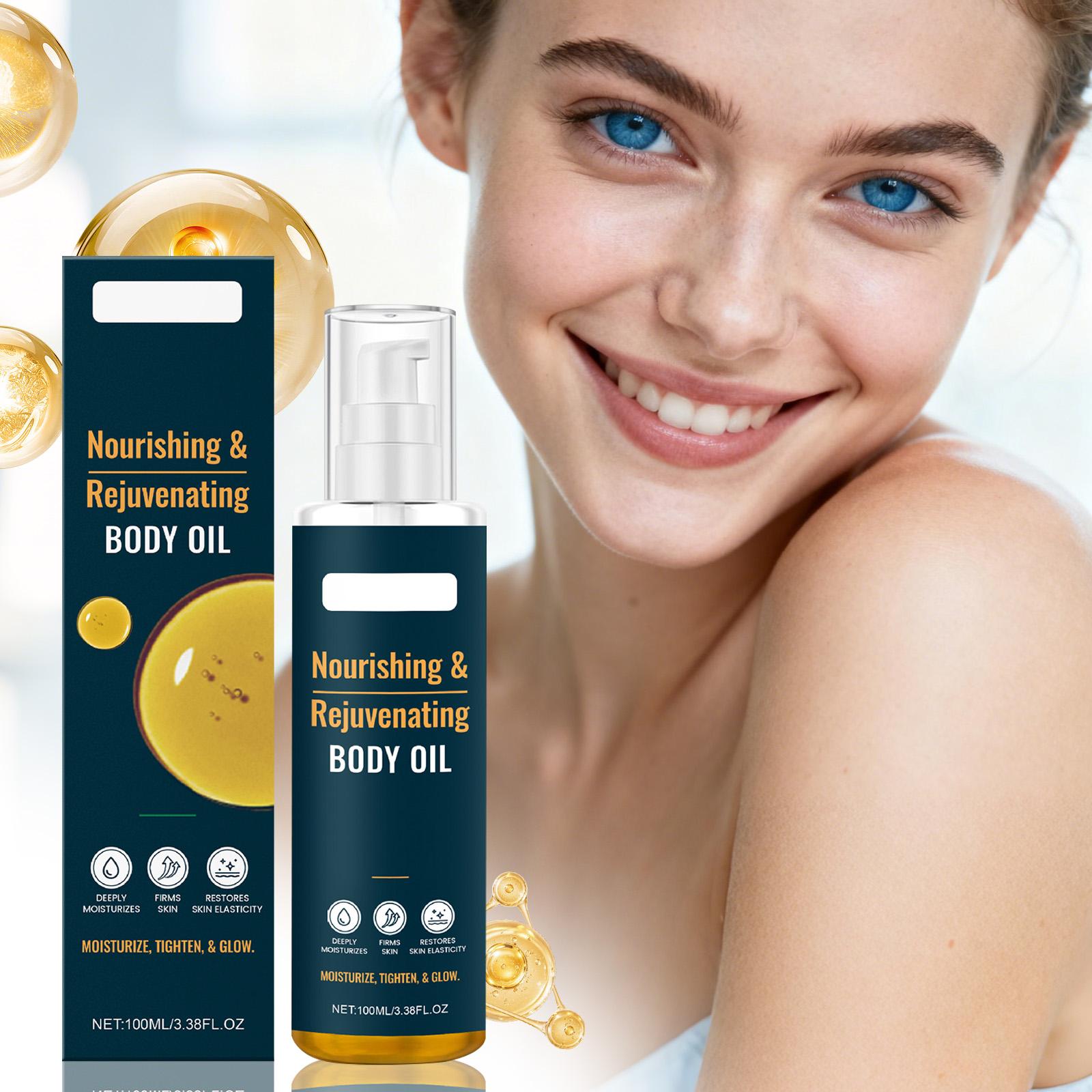 Body Massage Oil Promotes Blood Circulation  Moisturizing Massage Oil Improves Dry Body Care Oil 100ml One Size белый