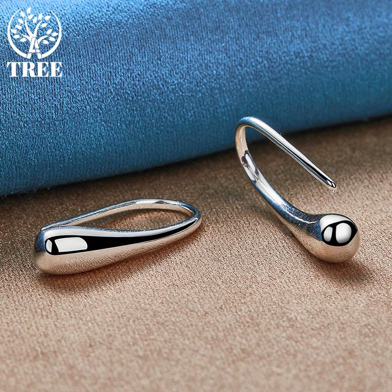 925 Sterling Silver Droplet/raindrop Pendant, Fashionable Wedding Jewelry