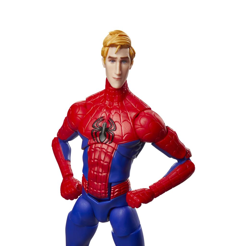 Hasbro Marvel Legends Series Peter Parker, Spider-Man: Across the Spider-Verse Collectible 15cm Action Figure F9173, Authentic