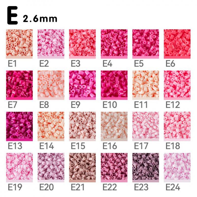 250g/500g Macaron Perler Beads - 221 Color Options, 2.6mm Fusion Beads for Crafting