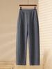 Women's Wide-Leg Velvet Thickened Sweatpants - Casual, Warm, Loose-Fit for Autumn/Winter 2025