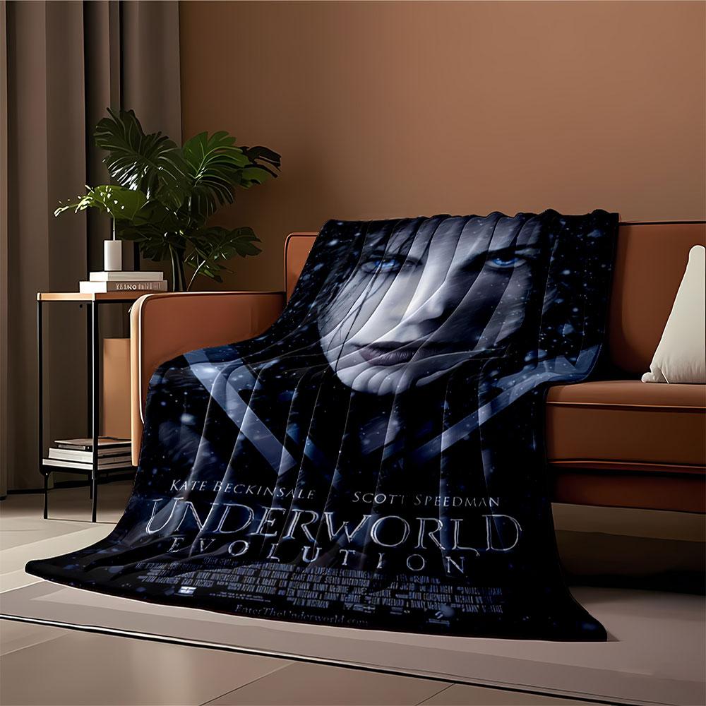 Underworld Filmplakat Decke für alle Jahreszeiten Decke Mittagspause Überwurf Geschenk