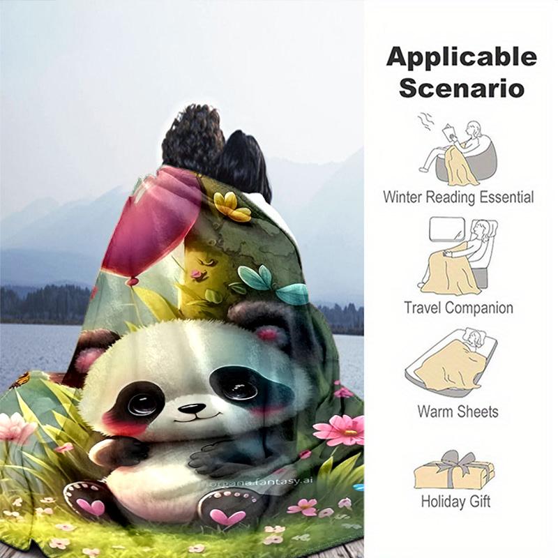 1pc Animals: cats, pattern blanket, all season lightweight home office outdoor nap multifunctional blanket