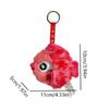 Glücklicher Roter Koi-Fisch Plüsch Schlüsselanhänger Weiche Cartoon Karpfen Puppe Tasche Anhänger Niedliches Auto Rucksack Zubehör Geschenk für Mädchen