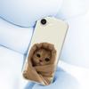 For iPhone 16e Case Wrapped Cat Pattern Printing Straight Edge TPU Phone Back Cover