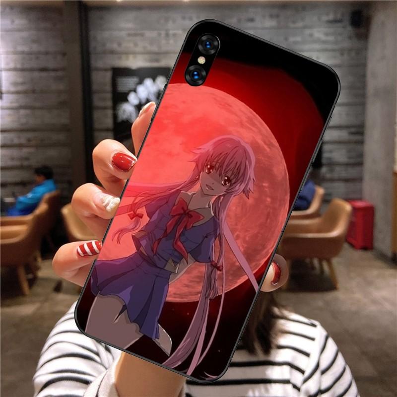 Husă de telefon Future Diary Mirai Nikki pentru Xiaomi Mi 12 11T 10T 9T Lite Pro Ultra Note 10 Poco F3 F4 X4 GT, moale, neagră