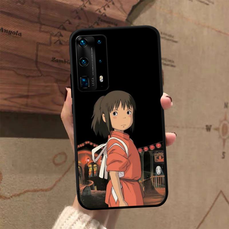 Чехол для телефона с рисунком Studio Ghibli «Унесенные призраками Тоторо» для Huawei P50 P40 E P30 P20 Pro P10 Lite P Smart Y6 Nova3E Honor10 Huawei P10