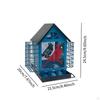 Hanging Bird Feeder Caged Quick Assembly Heavy Duty Waterproof for Lovers